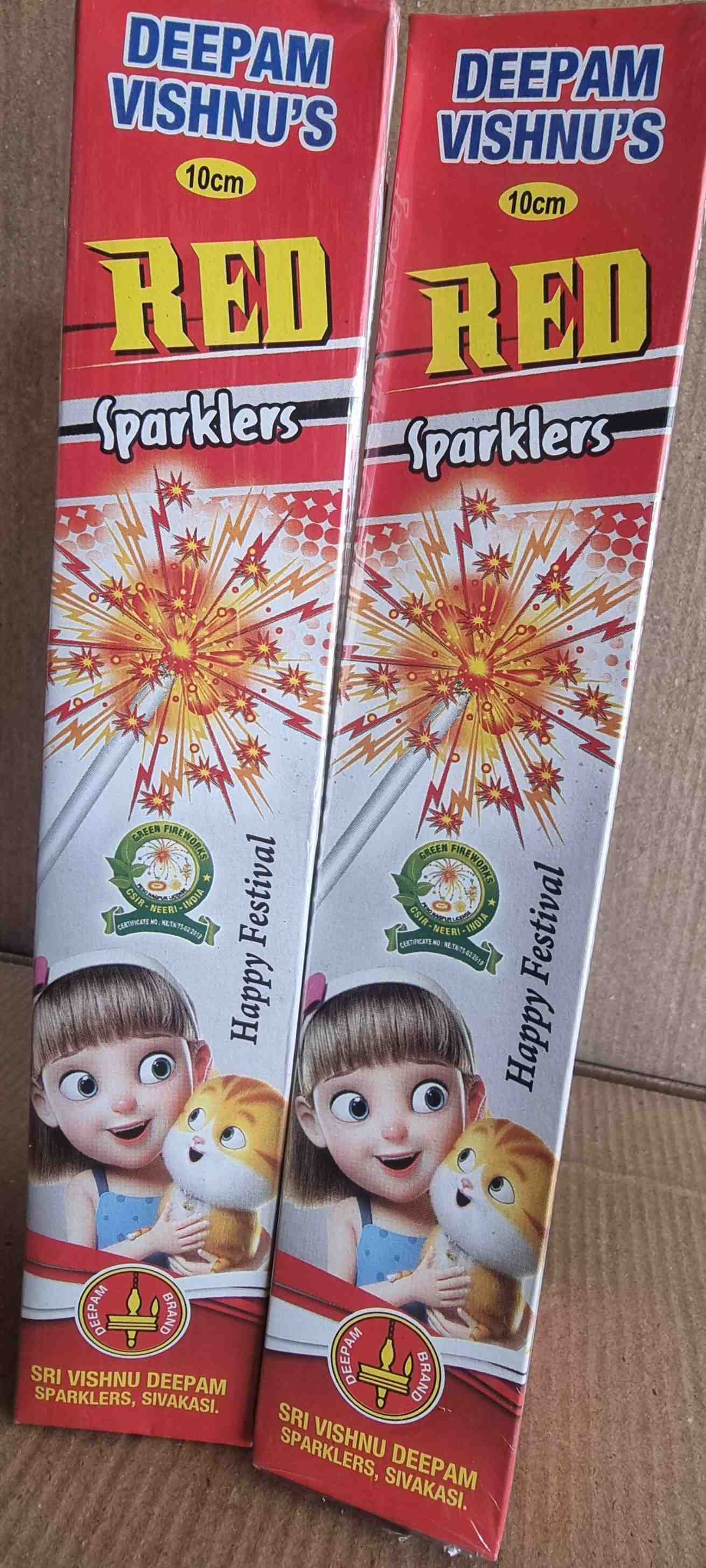 10cm Red Sparklers