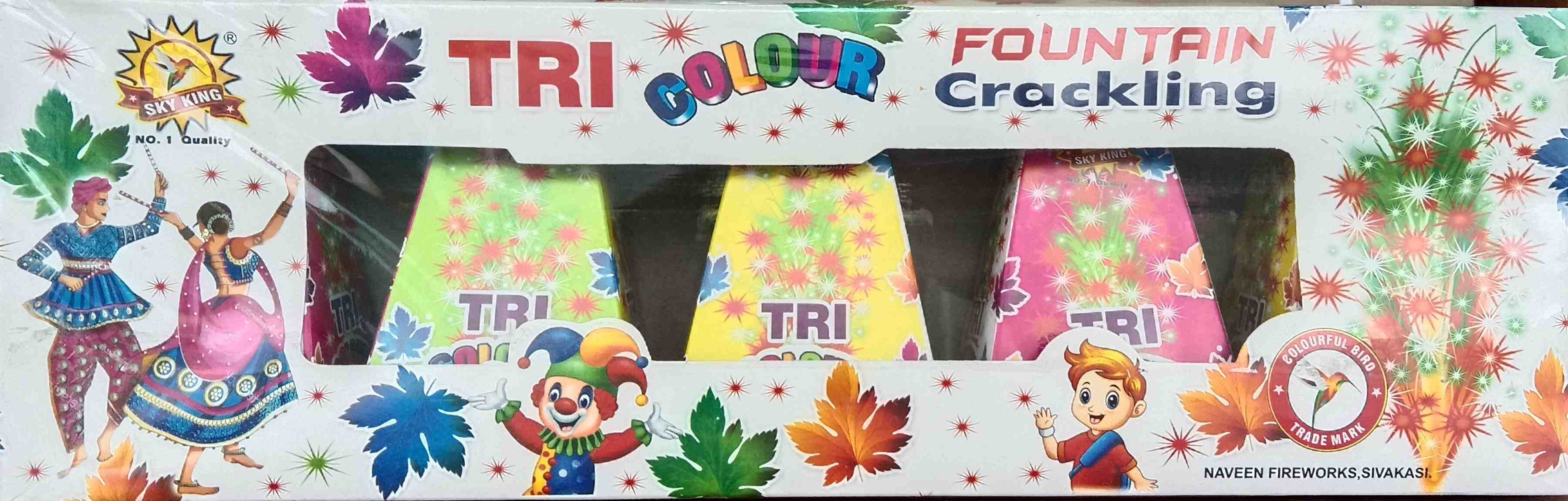 Crackling Big (Tricolour) 5 Pcs