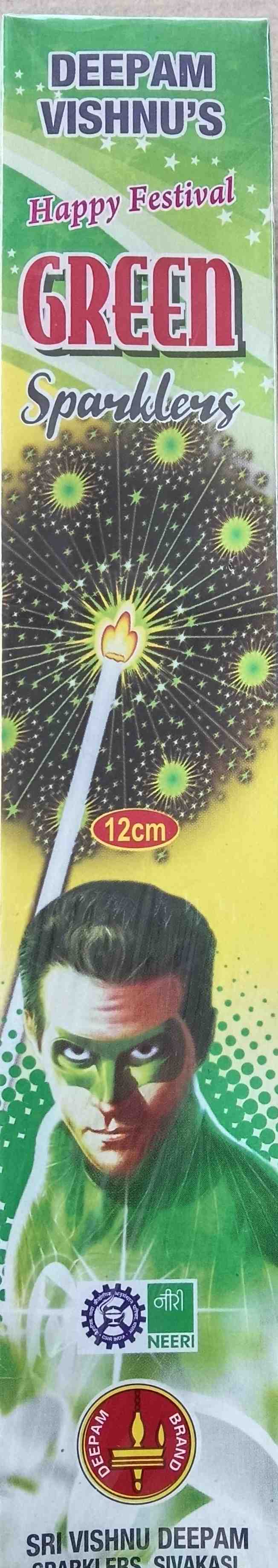 12cm Green Sparklers