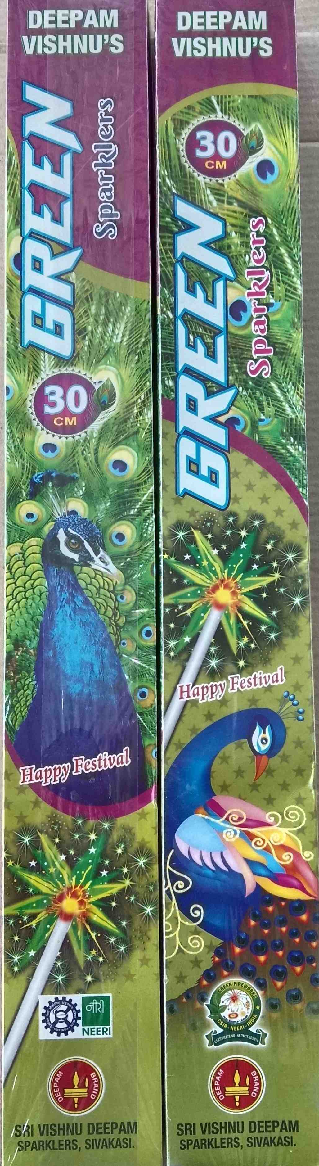 30cm Green Sparklers