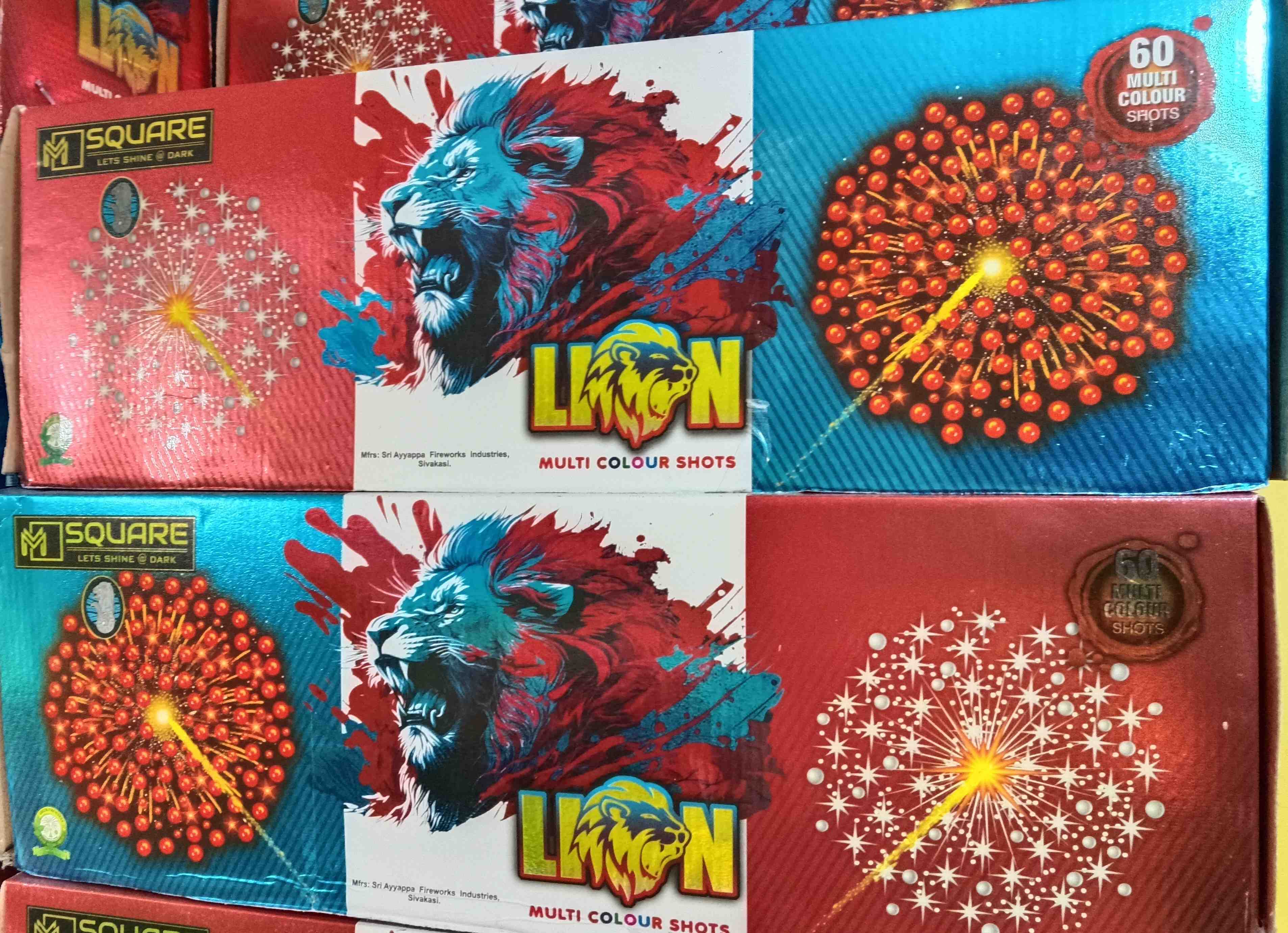 60 Shots Multi colour