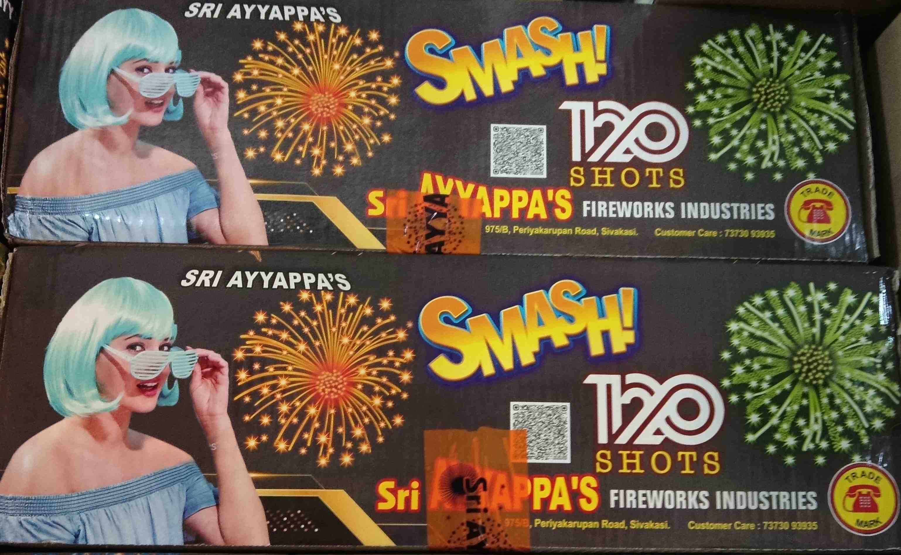 120 Shots Multi colour