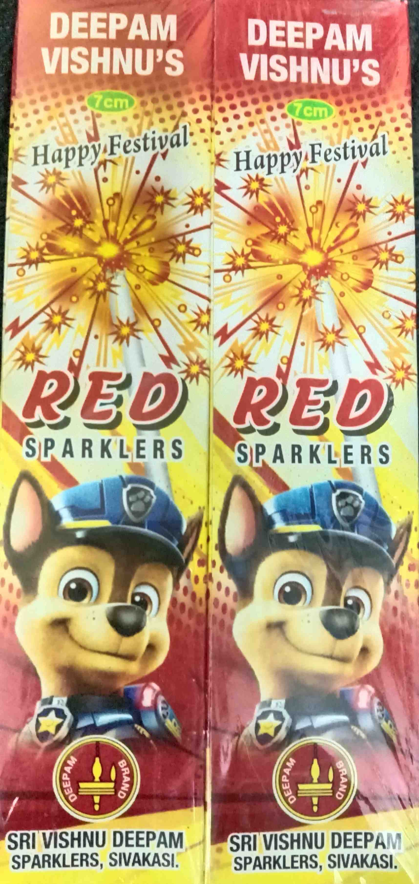7cm Red Sparklers